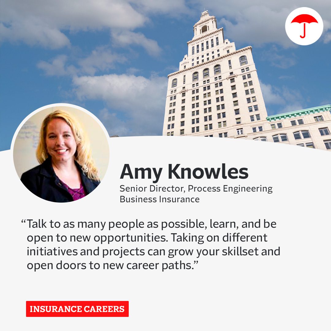 Amy Knowles Quote: “Talk to as many people as you can, learn, and be open to new opportunities. Taking on different initiatives and projects can grow your skillset and open doors to new career paths